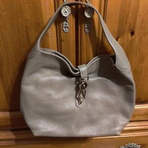 Dooney and Bourke Taupe Leather Purse